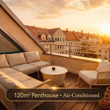 Lägenhet Signature Penthouse - 120 Qm - Private Terrace And Sky View